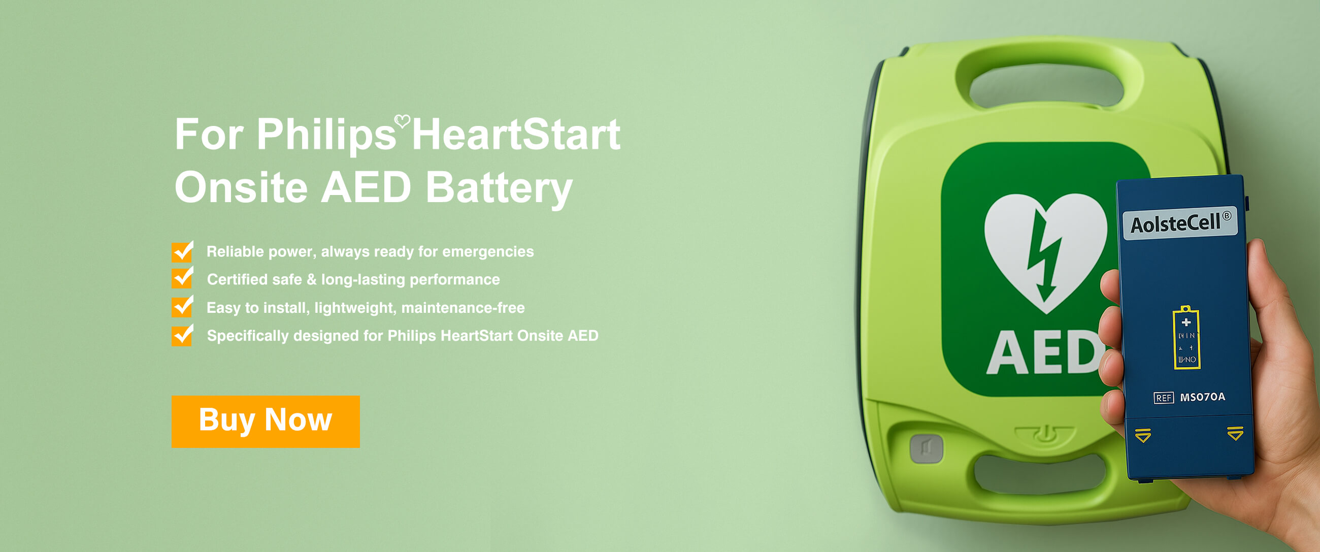 Philips M5070A Medical Replacement Battery