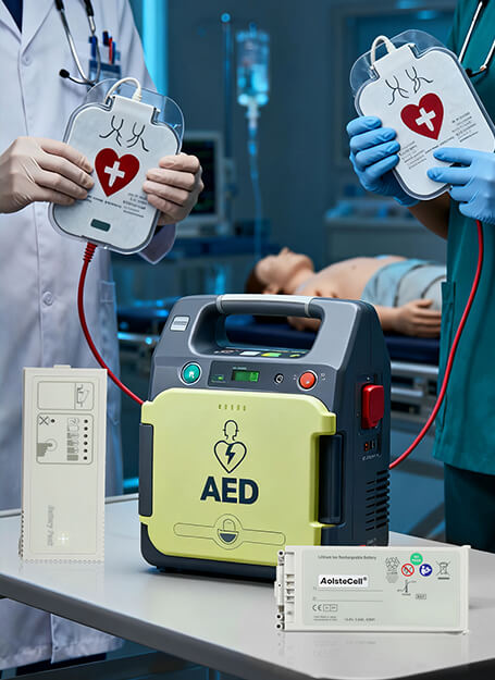 Medical Defibrillator Batteries replacement