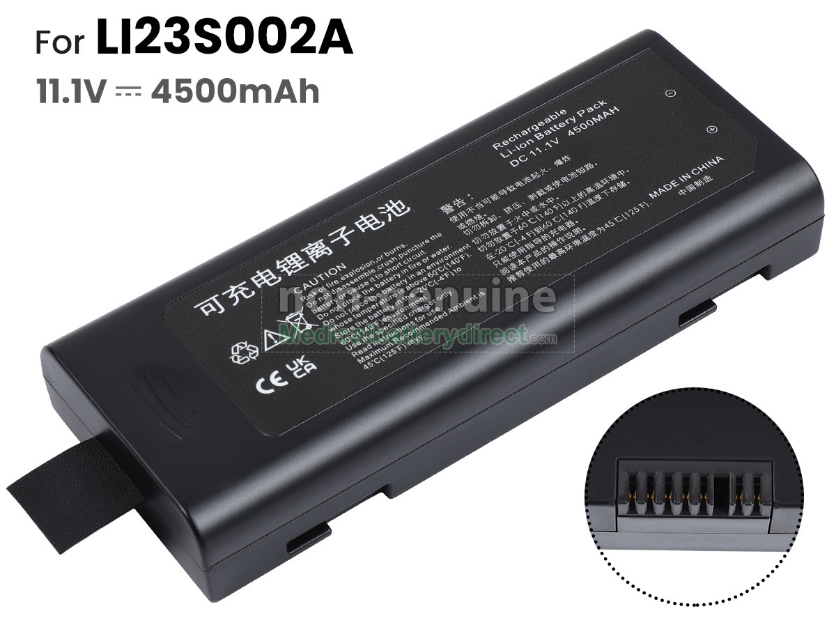 Medical battery for mindray li23s002a